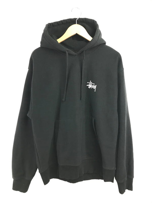 【中古品】【メンズ】 STUSSY ステューシー BASIC LOGO HOODIE BLACK 1924762 ベーシック ロゴ フーディー パーカー 142-260723-rt-10-tagh サイズ：M カラー：ブラック 万代Net店