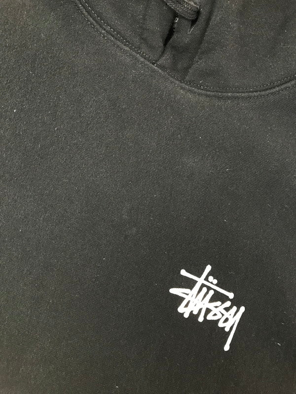 【中古品】【メンズ】 STUSSY ステューシー BASIC LOGO HOODIE BLACK 1924762 ベーシック ロゴ フーディー パーカー 142-260723-rt-10-tagh サイズ：M カラー：ブラック 万代Net店