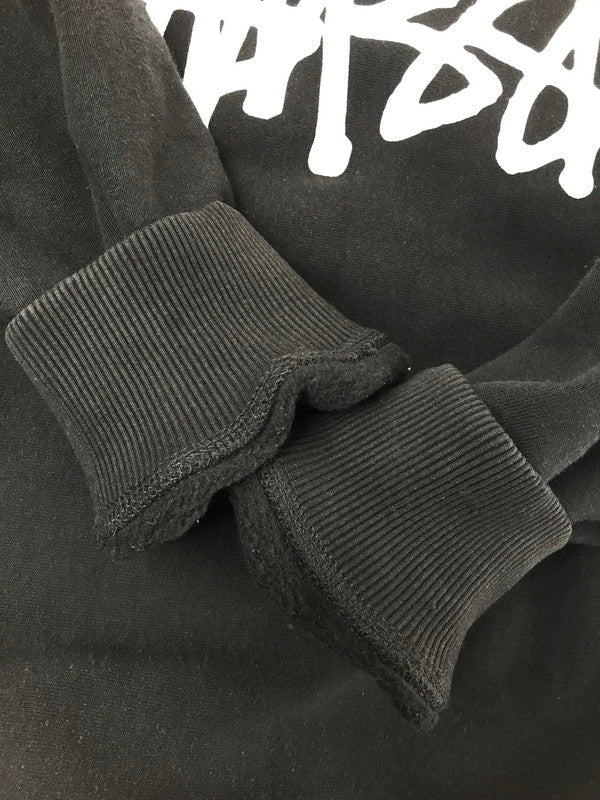 【中古品】【メンズ】 STUSSY ステューシー BASIC LOGO HOODIE BLACK 1924762 ベーシック ロゴ フーディー パーカー 142-260723-rt-10-tagh サイズ：M カラー：ブラック 万代Net店