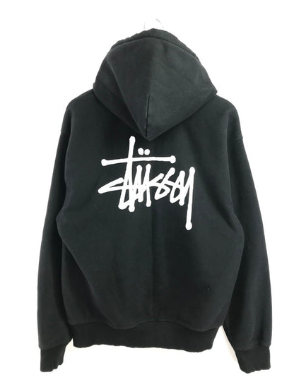 【中古品】【メンズ】 STUSSY ステューシー BASIC LOGO HOODIE BLACK 1924762 ベーシック ロゴ フーディー パーカー 142-260723-rt-10-tagh サイズ：M カラー：ブラック 万代Net店