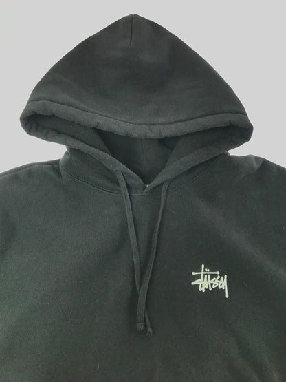 【中古品】【メンズ】 STUSSY ステューシー BASIC LOGO HOODIE BLACK 1924762 ベーシック ロゴ フーディー パーカー 142-260723-rt-10-tagh サイズ：M カラー：ブラック 万代Net店
