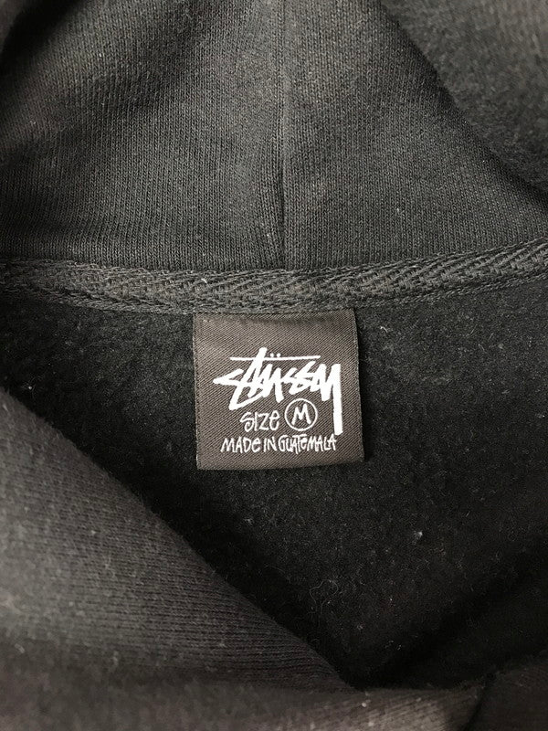 【中古品】【メンズ】 STUSSY ステューシー BASIC LOGO HOODIE BLACK 1924762 ベーシック ロゴ フーディー パーカー 142-260723-rt-10-tagh サイズ：M カラー：ブラック 万代Net店