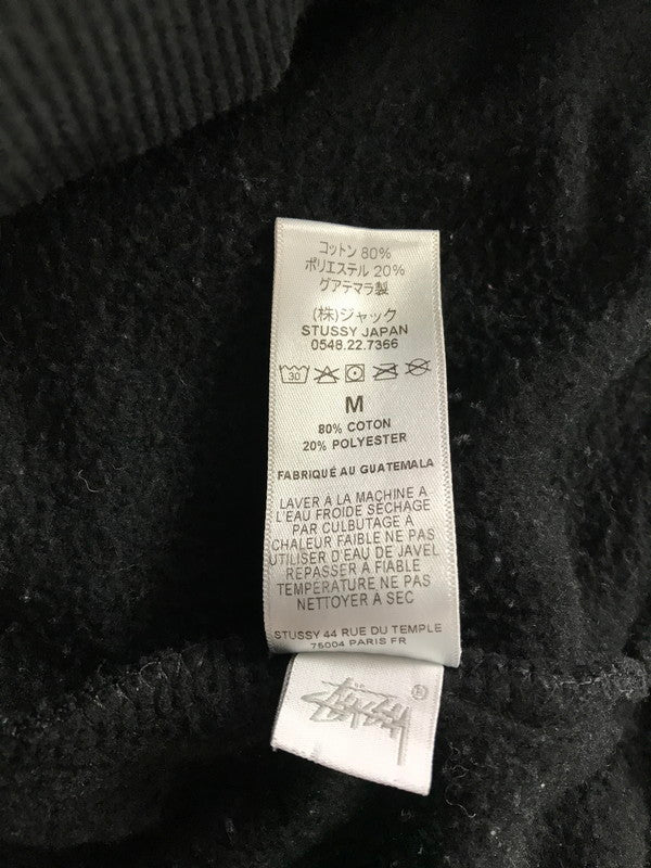 【中古品】【メンズ】 STUSSY ステューシー BASIC LOGO HOODIE BLACK 1924762 ベーシック ロゴ フーディー パーカー 142-260723-rt-10-tagh サイズ：M カラー：ブラック 万代Net店