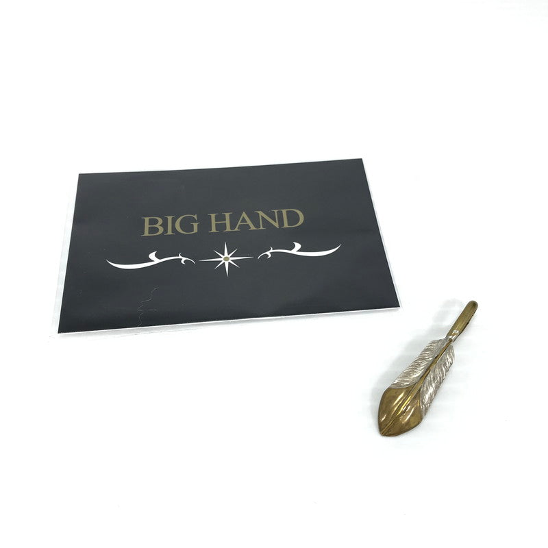 【中古品】【メンズ】 BIG HAND ビッグハンド FEATHER PENDANT TOP 0290 フェザー ペンダントトップ アクセサリー 191-260721-YY-12-tagh カラー：ゴールド/シルバー 万代Net店