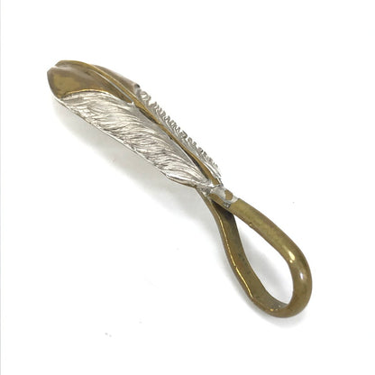 【中古品】【メンズ】 BIG HAND ビッグハンド FEATHER PENDANT TOP 0290 フェザー ペンダントトップ アクセサリー 191-260721-YY-12-tagh カラー：ゴールド/シルバー 万代Net店