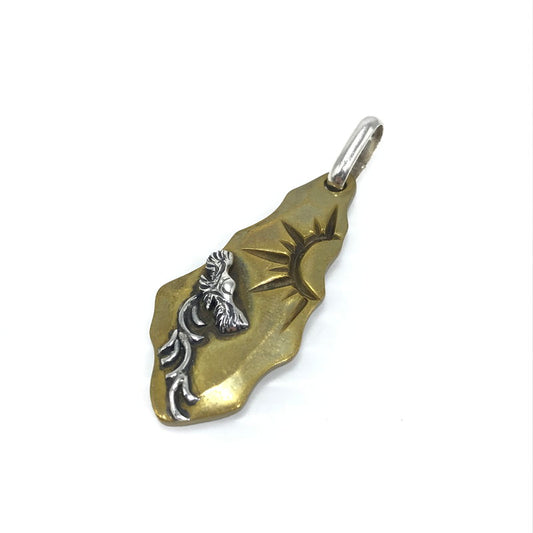 【中古品】【メンズ】 BIG HAND ビッグハンド PENDANT TOP ペンダントトップ 太陽 鷲 アクセサリー 191-260721-YY-11-tagh カラー：ゴールド 万代Net店