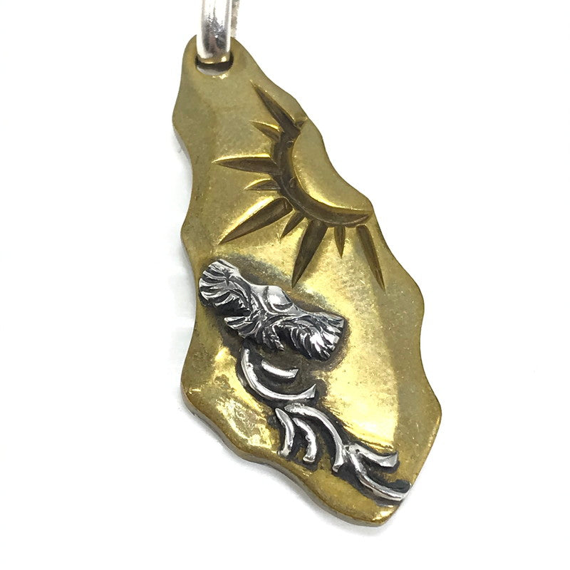 【中古品】【メンズ】 BIG HAND ビッグハンド PENDANT TOP ペンダントトップ 太陽 鷲 アクセサリー 191-260721-YY-11-tagh カラー：ゴールド 万代Net店