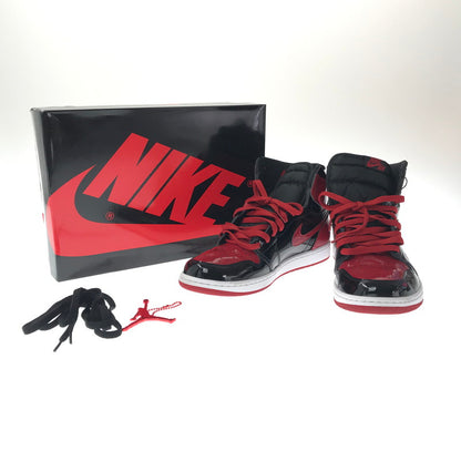 【中古品】【メンズ】 NIKE ナイキ AIR JORDAN 1 HIGH OG PATENT BRED 555088-063 エア ジョーダン 1 スニーカー 靴 160-260725-rt-01-tagh サイズ：29.5cm US11.5 カラー：BLACK/VARSITY RED-WHITE 万代Net店