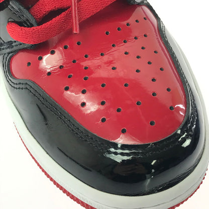 【中古品】【メンズ】 NIKE ナイキ AIR JORDAN 1 HIGH OG PATENT BRED 555088-063 エア ジョーダン 1 スニーカー 靴 160-260725-rt-01-tagh サイズ：29.5cm US11.5 カラー：BLACK/VARSITY RED-WHITE 万代Net店