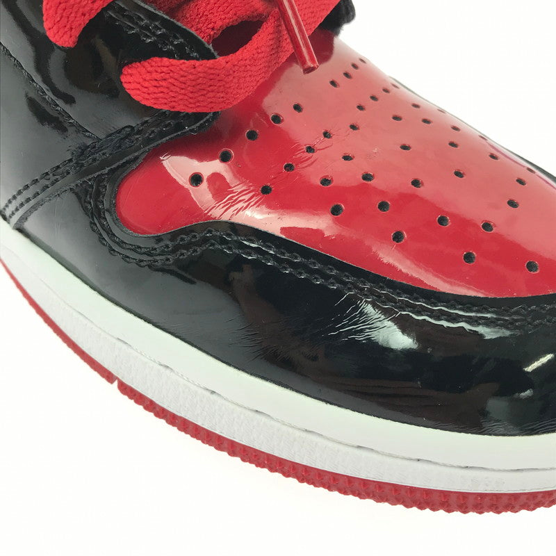 【中古品】【メンズ】 NIKE ナイキ AIR JORDAN 1 HIGH OG PATENT BRED 555088-063 エア ジョーダン 1 スニーカー 靴 160-260725-rt-01-tagh サイズ：29.5cm US11.5 カラー：BLACK/VARSITY RED-WHITE 万代Net店