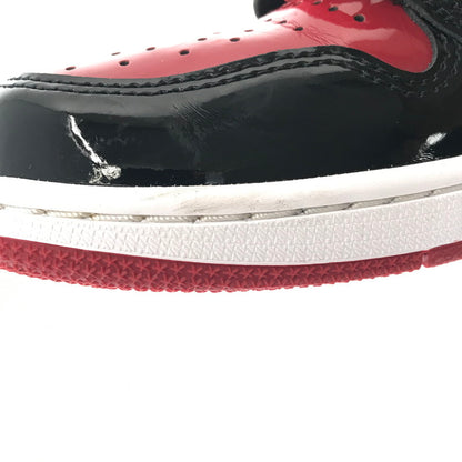 【中古品】【メンズ】 NIKE ナイキ AIR JORDAN 1 HIGH OG PATENT BRED 555088-063 エア ジョーダン 1 スニーカー 靴 160-260725-rt-01-tagh サイズ：29.5cm US11.5 カラー：BLACK/VARSITY RED-WHITE 万代Net店
