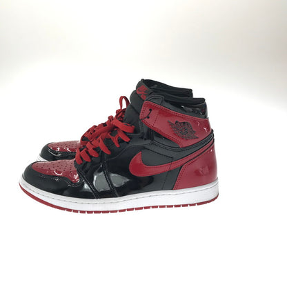 【中古品】【メンズ】 NIKE ナイキ AIR JORDAN 1 HIGH OG PATENT BRED 555088-063 エア ジョーダン 1 スニーカー 靴 160-260725-rt-01-tagh サイズ：29.5cm US11.5 カラー：BLACK/VARSITY RED-WHITE 万代Net店