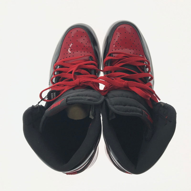【中古品】【メンズ】 NIKE ナイキ AIR JORDAN 1 HIGH OG PATENT BRED 555088-063 エア ジョーダン 1 スニーカー 靴 160-260725-rt-01-tagh サイズ：29.5cm US11.5 カラー：BLACK/VARSITY RED-WHITE 万代Net店