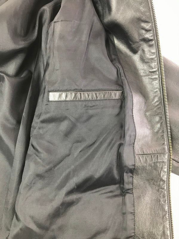【中古品】【メンズ】 LRG リフテッド リサーチ グループ LEATHER JACKET BLACK レザー ジャケット アウター 142-260729-rt-34-tagh サイズ：2XL カラー：ブラック 万代Net店