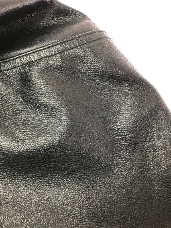 【中古品】【メンズ】 LRG リフテッド リサーチ グループ LEATHER JACKET BLACK レザー ジャケット アウター 142-260729-rt-34-tagh サイズ：2XL カラー：ブラック 万代Net店
