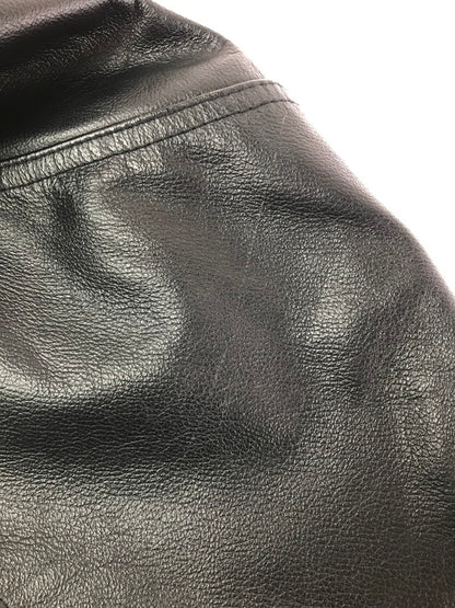 【中古品】【メンズ】 LRG リフテッド リサーチ グループ LEATHER JACKET BLACK レザー ジャケット アウター 142-260729-rt-34-tagh サイズ：2XL カラー：ブラック 万代Net店