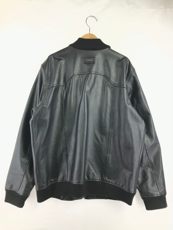 【中古品】【メンズ】 LRG リフテッド リサーチ グループ LEATHER JACKET BLACK レザー ジャケット アウター 142-260729-rt-34-tagh サイズ：2XL カラー：ブラック 万代Net店