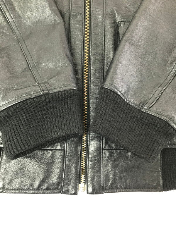 【中古品】【メンズ】 LRG リフテッド リサーチ グループ LEATHER JACKET BLACK レザー ジャケット アウター 142-260729-rt-34-tagh サイズ：2XL カラー：ブラック 万代Net店