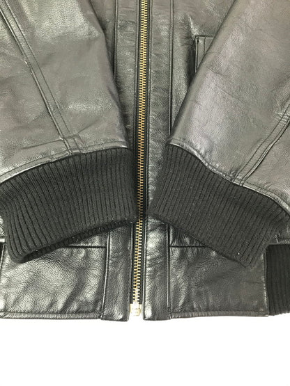 【中古品】【メンズ】 LRG リフテッド リサーチ グループ LEATHER JACKET BLACK レザー ジャケット アウター 142-260729-rt-34-tagh サイズ：2XL カラー：ブラック 万代Net店