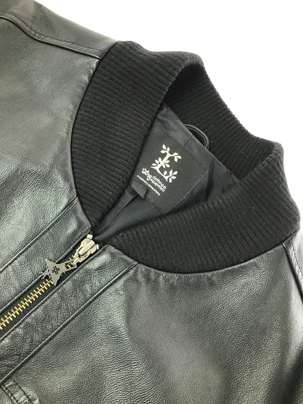 【中古品】【メンズ】 LRG リフテッド リサーチ グループ LEATHER JACKET BLACK レザー ジャケット アウター 142-260729-rt-34-tagh サイズ：2XL カラー：ブラック 万代Net店