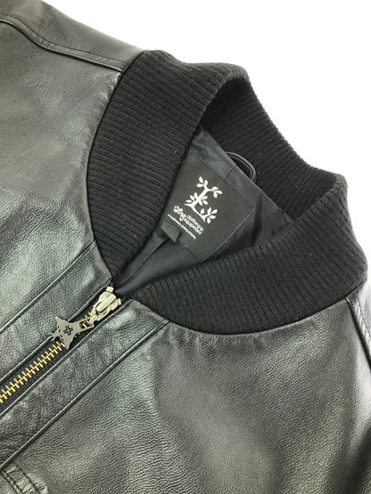 【中古品】【メンズ】 LRG リフテッド リサーチ グループ LEATHER JACKET BLACK レザー ジャケット アウター 142-260729-rt-34-tagh サイズ：2XL カラー：ブラック 万代Net店