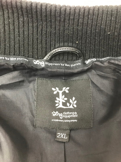 【中古品】【メンズ】 LRG リフテッド リサーチ グループ LEATHER JACKET BLACK レザー ジャケット アウター 142-260729-rt-34-tagh サイズ：2XL カラー：ブラック 万代Net店