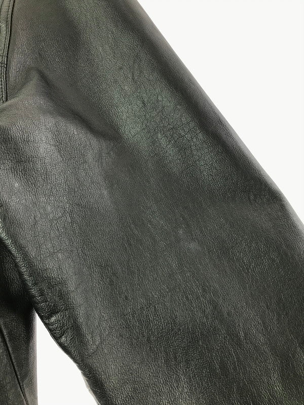 【中古品】【メンズ】 LRG リフテッド リサーチ グループ LEATHER JACKET BLACK レザー ジャケット アウター 142-260729-rt-34-tagh サイズ：2XL カラー：ブラック 万代Net店