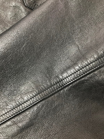 【中古品】【メンズ】 LRG リフテッド リサーチ グループ LEATHER JACKET BLACK レザー ジャケット アウター 142-260729-rt-34-tagh サイズ：2XL カラー：ブラック 万代Net店