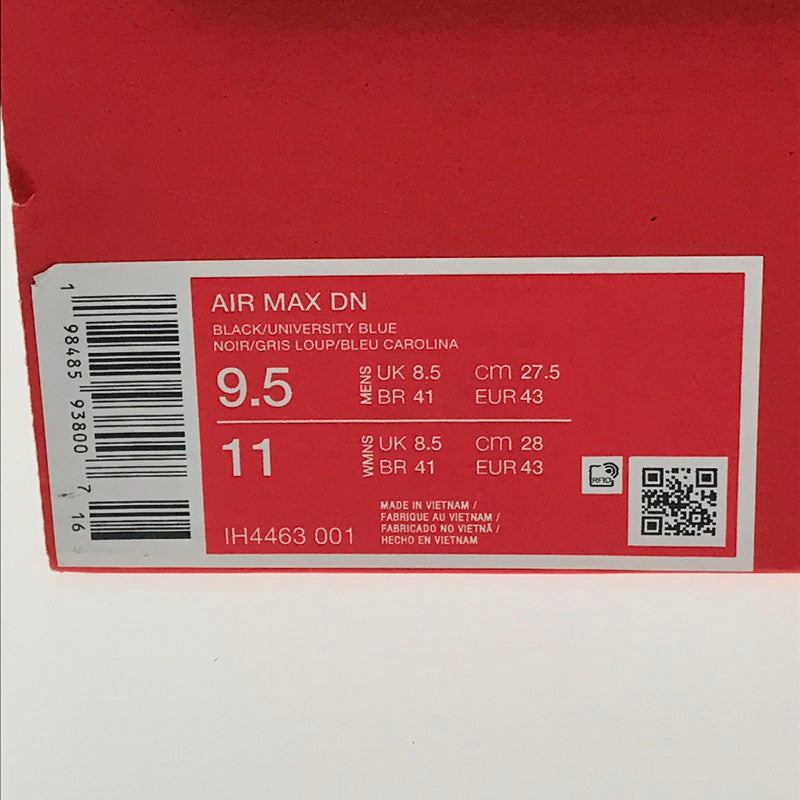 【中古品】【メンズ】 NIKE ナイキ AIR MAX DN BLACK WOLF GREY UNIVERSITY BLUE IH4463-001 エア マックス スニーカー 靴 160-260725-rt-04-tagh サイズ：27.5cm US9.5 カラー：ブラック/ブルー 万代Net店