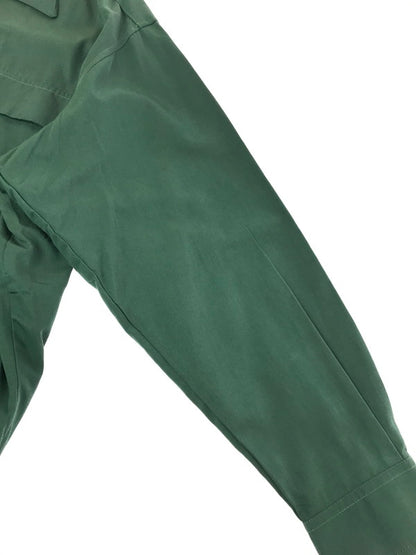 【中古品】【メンズ】 OLD STUSSY オールド ステューシー 80's LS OPEN COLLAR WORK SHIRT GREEN 80年代 ロングスリーブ オープンカラー ワーク シャツ USA製 142-260723-rt-09-tagh サイズ：L カラー：グリーン 万代Net店