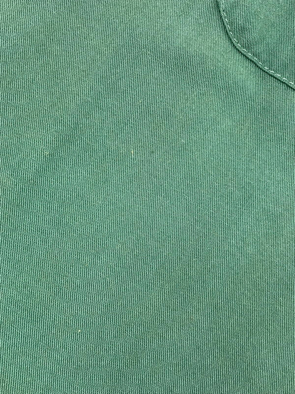 【中古品】【メンズ】 OLD STUSSY オールド ステューシー 80's LS OPEN COLLAR WORK SHIRT GREEN 80年代 ロングスリーブ オープンカラー ワーク シャツ USA製 142-260723-rt-09-tagh サイズ：L カラー：グリーン 万代Net店