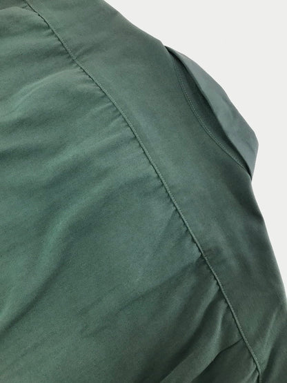 【中古品】【メンズ】 OLD STUSSY オールド ステューシー 80's LS OPEN COLLAR WORK SHIRT GREEN 80年代 ロングスリーブ オープンカラー ワーク シャツ USA製 142-260723-rt-09-tagh サイズ：L カラー：グリーン 万代Net店