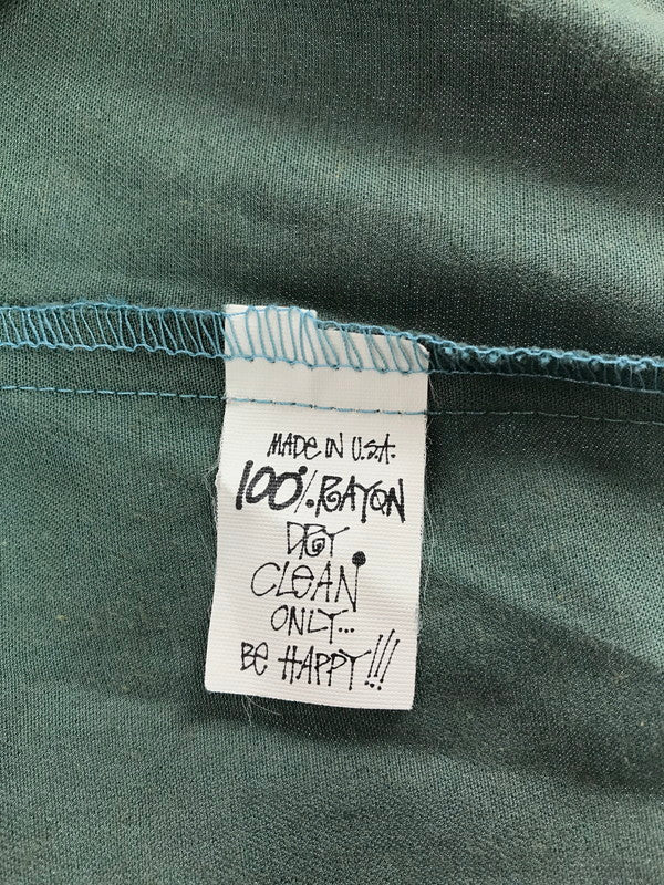 【中古品】【メンズ】 OLD STUSSY オールド ステューシー 80's LS OPEN COLLAR WORK SHIRT GREEN 80年代 ロングスリーブ オープンカラー ワーク シャツ USA製 142-260723-rt-09-tagh サイズ：L カラー：グリーン 万代Net店