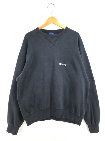 【中古品】【メンズ】 CHAMPION チャンピオン 90's SWEATSHIRT 90年代 スウェットシャツ トレーナー USA製 青タグ 前V 146-260723-rt-11-tagh サイズ：XL カラー：ブラック 万代Net店