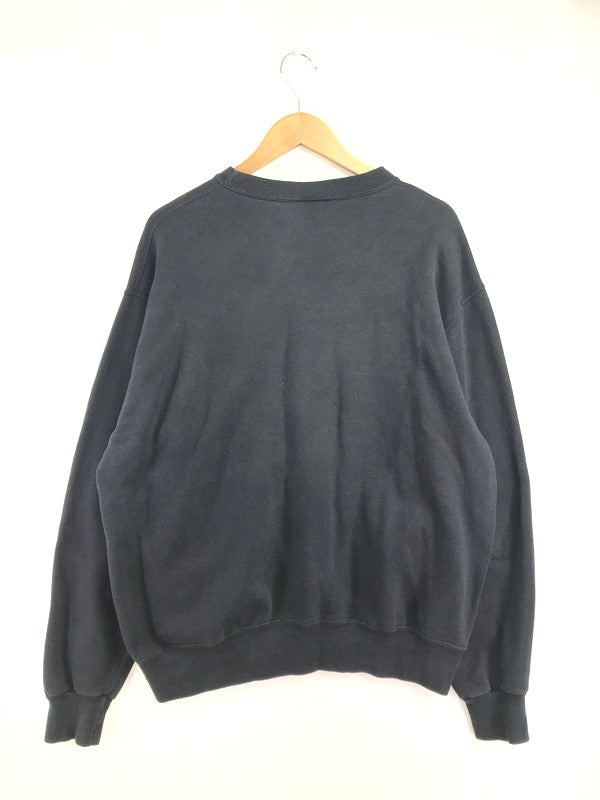 【中古品】【メンズ】 CHAMPION チャンピオン 90's SWEATSHIRT 90年代 スウェットシャツ トレーナー USA製 青タグ 前V 146-260723-rt-11-tagh サイズ：XL カラー：ブラック 万代Net店