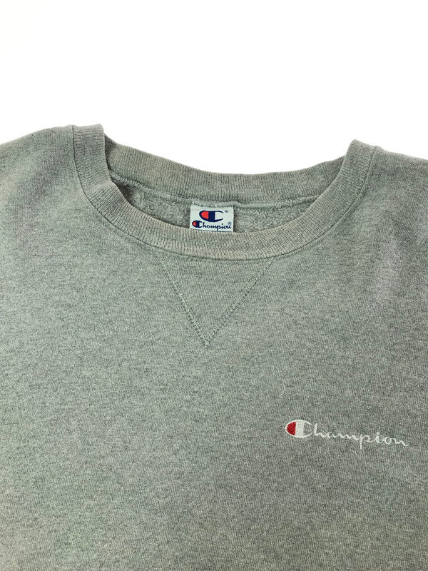 【中古品】【メンズ】 CHAMPION チャンピオン 90's SWEATSHIRT GRAY 90年代 スウェットシャツ トレーナー USA製 前V 146-260723-rt-12-tagh サイズ：XL カラー：グレー 万代Net店