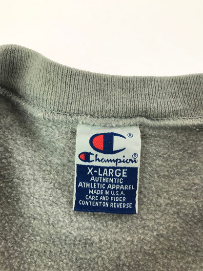 【中古品】【メンズ】 CHAMPION チャンピオン 90's SWEATSHIRT GRAY 90年代 スウェットシャツ トレーナー USA製 前V 146-260723-rt-12-tagh サイズ：XL カラー：グレー 万代Net店
