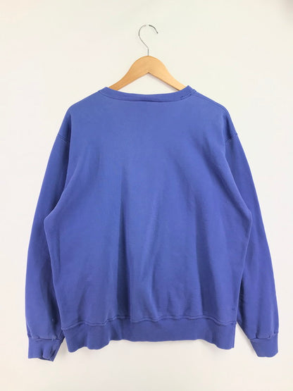 【現状渡し品】【メンズ】 CHAMPION チャンピオン 90's SWEATSHIRT BLUE 90年代 スウェットシャツ トレーナー USA製 前V 146-260723-rt-13-tagh サイズ：XXL カラー：ブルー 万代Net店