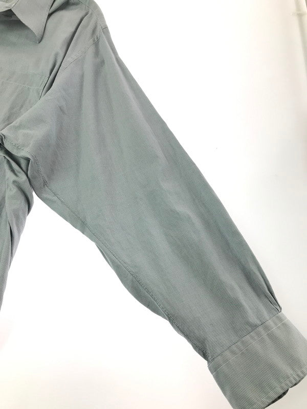 【中古品】【メンズ】 BROOKS BROTHERS ブルックスブラザーズ 80's～90's L/S SHIRT GRAY 80～90年代 ロングスリーブ シャツ USA製 トップス 146-260723-rt-19-tagh サイズ：17.5 カラー：ブルー 万代Net店