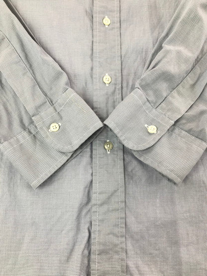 【中古品】【メンズ】 BROOKS BROTHERS ブルックスブラザーズ 80's～90's L/S SHIRT GRAY 80～90年代 ロングスリーブ シャツ USA製 トップス 146-260723-rt-19-tagh サイズ：17.5 カラー：ブルー 万代Net店