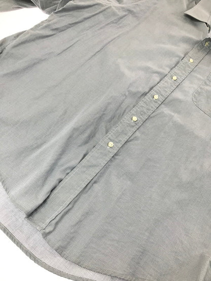 【中古品】【メンズ】 BROOKS BROTHERS ブルックスブラザーズ 80's～90's L/S SHIRT GRAY 80～90年代 ロングスリーブ シャツ USA製 トップス 146-260723-rt-19-tagh サイズ：17.5 カラー：ブルー 万代Net店