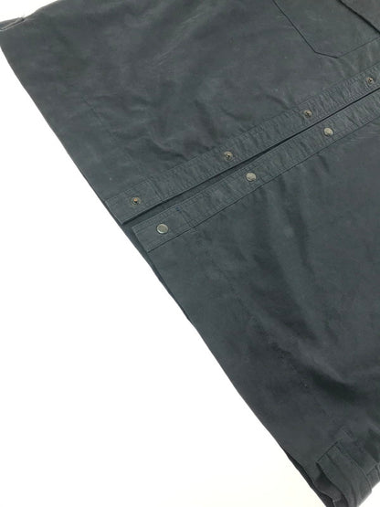 【中古品】【メンズ】 OLD STUSSY オールド ステューシー 90's L/S NYLON WORK SHIRT NAVY 90年代 ナイロン ワーク シャツ ネイビー USA製 紺タグ 142-260723-rt-08-tagh サイズ：L カラー：ブラック 万代Net店