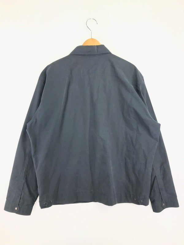 【中古品】【メンズ】 OLD STUSSY オールド ステューシー 90's L/S NYLON WORK SHIRT NAVY 90年代 ナイロン ワーク シャツ ネイビー USA製 紺タグ 142-260723-rt-08-tagh サイズ：L カラー：ブラック 万代Net店