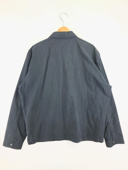 【中古品】【メンズ】 OLD STUSSY オールド ステューシー 90's L/S NYLON WORK SHIRT NAVY 90年代 ナイロン ワーク シャツ ネイビー USA製 紺タグ 142-260723-rt-08-tagh サイズ：L カラー：ブラック 万代Net店