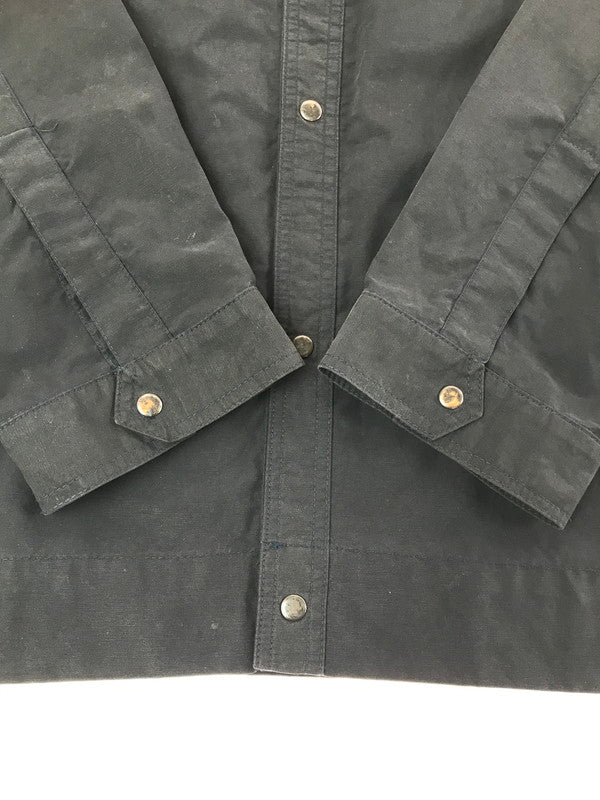 【中古品】【メンズ】 OLD STUSSY オールド ステューシー 90's L/S NYLON WORK SHIRT NAVY 90年代 ナイロン ワーク シャツ ネイビー USA製 紺タグ 142-260723-rt-08-tagh サイズ：L カラー：ブラック 万代Net店