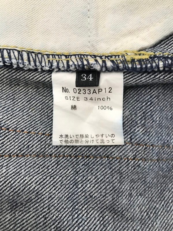 【中古品】【メンズ】 HYSTERIC GLAMOUR ヒステリックグラマー STUDS RAW DENIM PANTS 0233AP12 スタッズ ロー デニム パンツ ボトムス 151-260729-rt-25-tagh サイズ：34 カラー：インディゴ 万代Net店