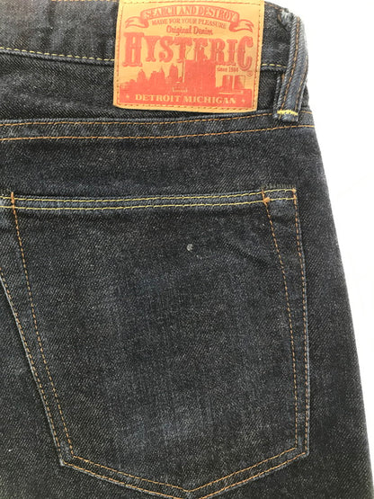 【中古品】【メンズ】 HYSTERIC GLAMOUR ヒステリックグラマー STUDS RAW DENIM PANTS 0233AP12 スタッズ ロー デニム パンツ ボトムス 151-260729-rt-25-tagh サイズ：34 カラー：インディゴ 万代Net店
