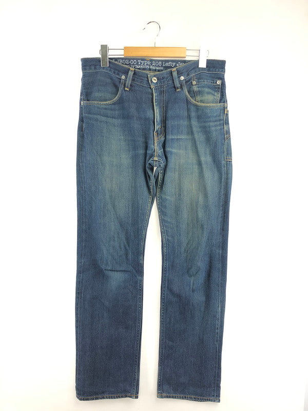【中古品】【メンズ】 LEVI'S リーバイス × LEFTY JEAN BY TAKAHIRO KURAISHI レフティー ジーン バイ タカヒロ クライシ DENIM PANTS LJB02-0001 L205 デニムパンツ ボトムス 157-260729-rt-20-tagh サイズ：31 カラー：インディゴ 万代Net店