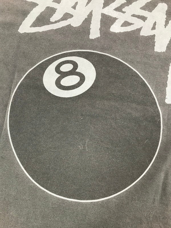 【中古品】【メンズ】 STUSSY ステューシー 8 BALL PIGMENT DYED TEE DARK GRAY ８ボール ピグメント Tシャツ トップス 142-260723-rt-06-tagh サイズ：L カラー：グレー 万代Net店