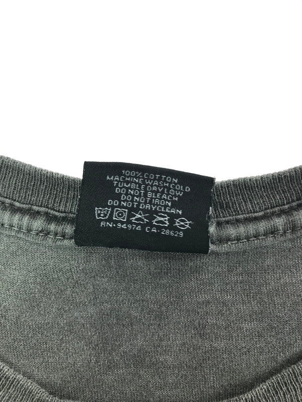 【中古品】【メンズ】 STUSSY ステューシー 8 BALL PIGMENT DYED TEE DARK GRAY ８ボール ピグメント Tシャツ トップス 142-260723-rt-06-tagh サイズ：L カラー：グレー 万代Net店